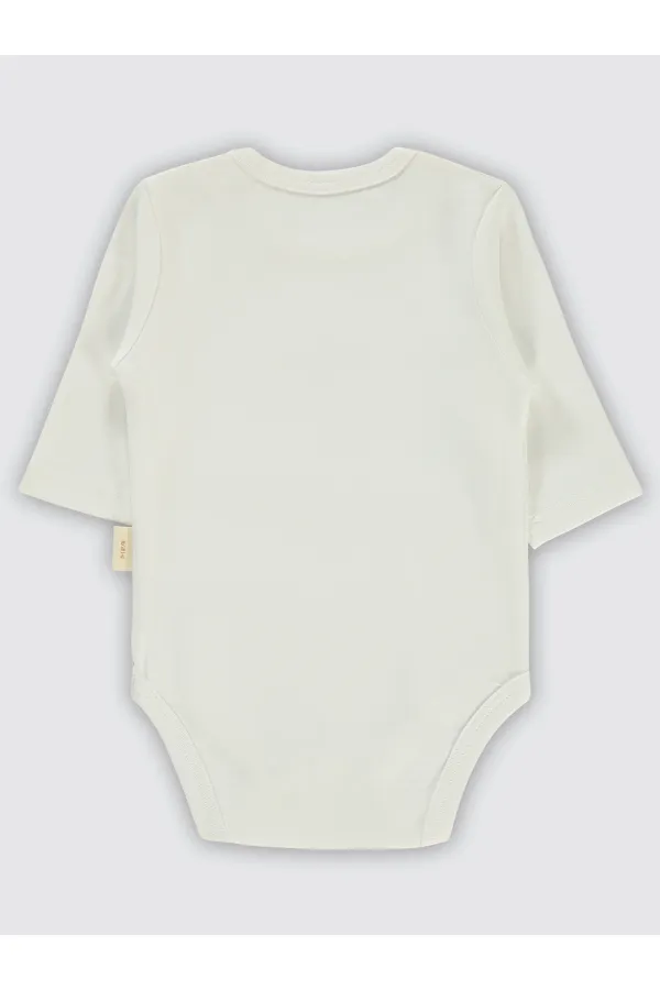 Body bébé à boutons-pression 0-24 mois écru - Emballage