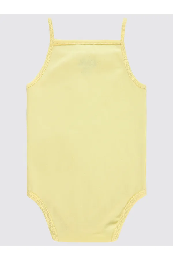 Body bébé à boutons-pression jaune 12-18-24 mois - Emballage