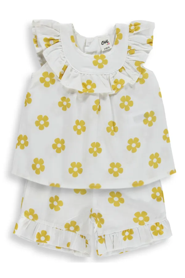 Baby Outfit 0-24 Months Soft Mustard - Pack