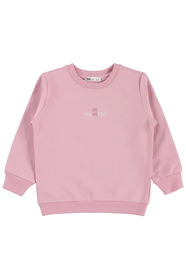 Sweat-shirt pour fille, 2-5 ans, rose foncé - Emballage