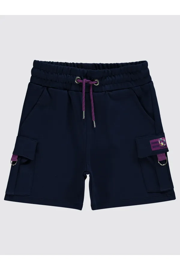 Boys Shorts 6-9 Years Old Navy Blue - Package