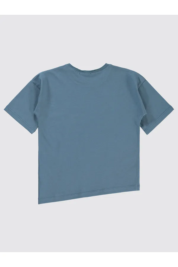 T-shirt garçon 6-9 ans indigo - Emballage