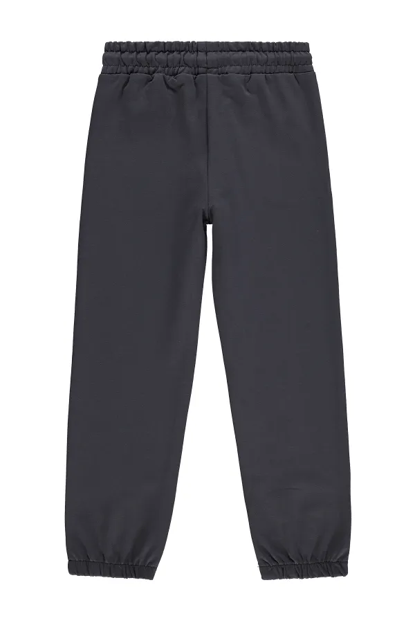 Girls' Sweatpants, Ages 6-9, Anthracite - Pack