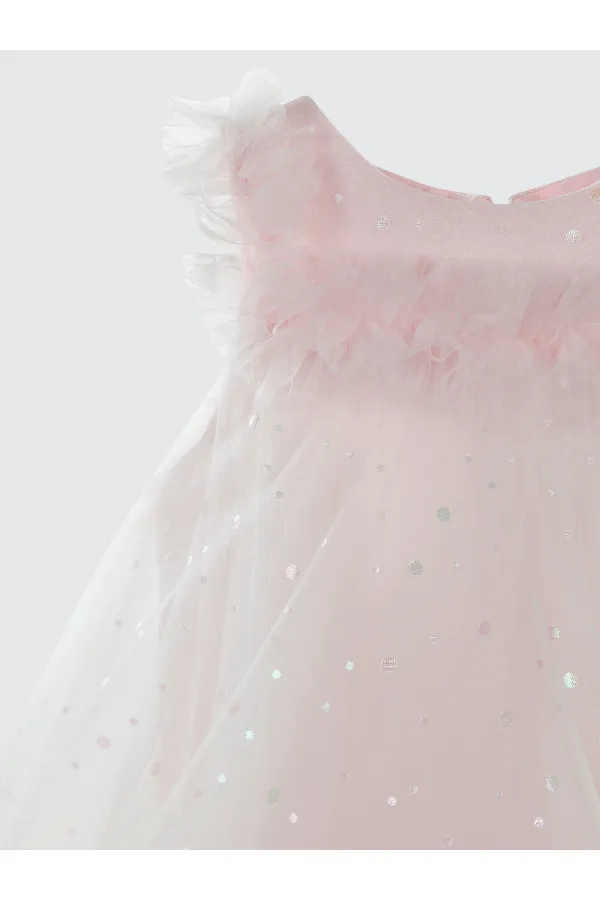 Robe de cérémonie pour fille, 6-9 ans, rose - Emballage