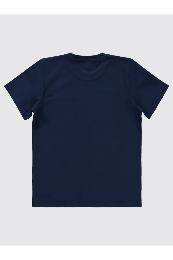 Boys T-Shirt 6-9 Years Old Navy Blue - Pack