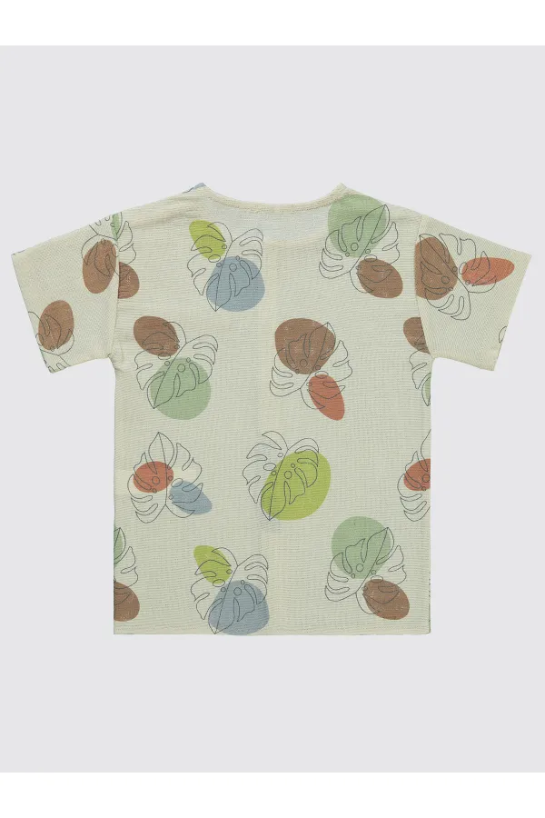 Erkek Çocuk Gömlek 6-9 Yaş Ekru - Paket