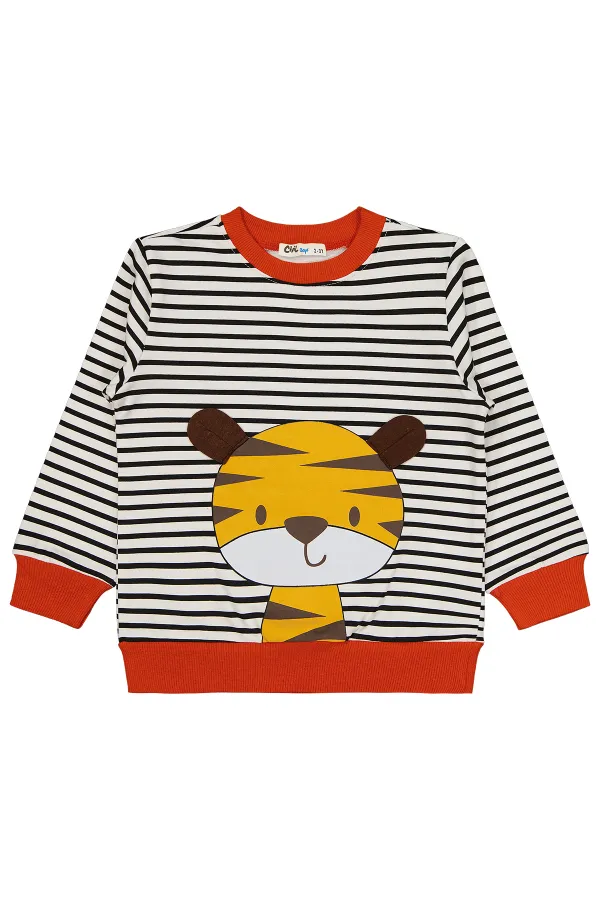 Ensemble de survêtement orange pour garçon de 2 à 5 ans - Emballage