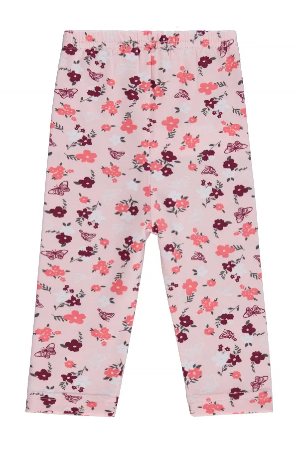 Baby Leggings 0-24 Months Powder Pink - Pack