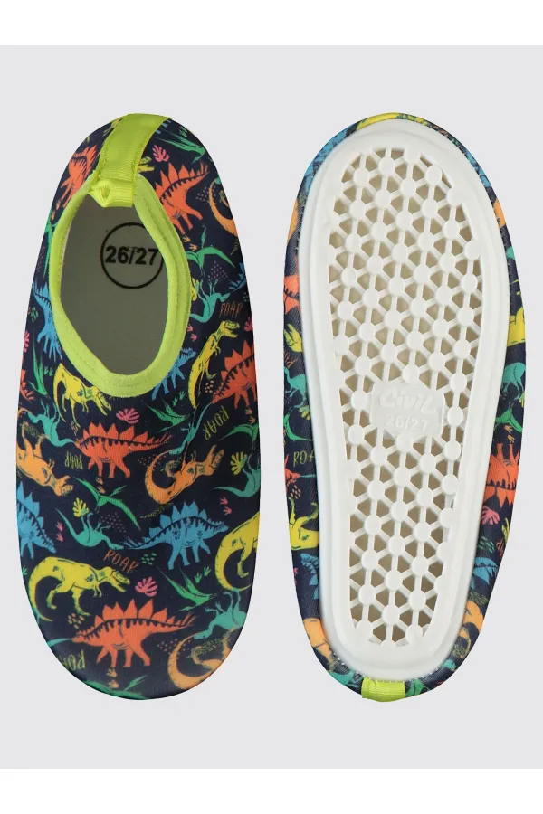 Erkek Çocuk Deniz Ayakkabısı 26-30 Numara Lacivert - Paket