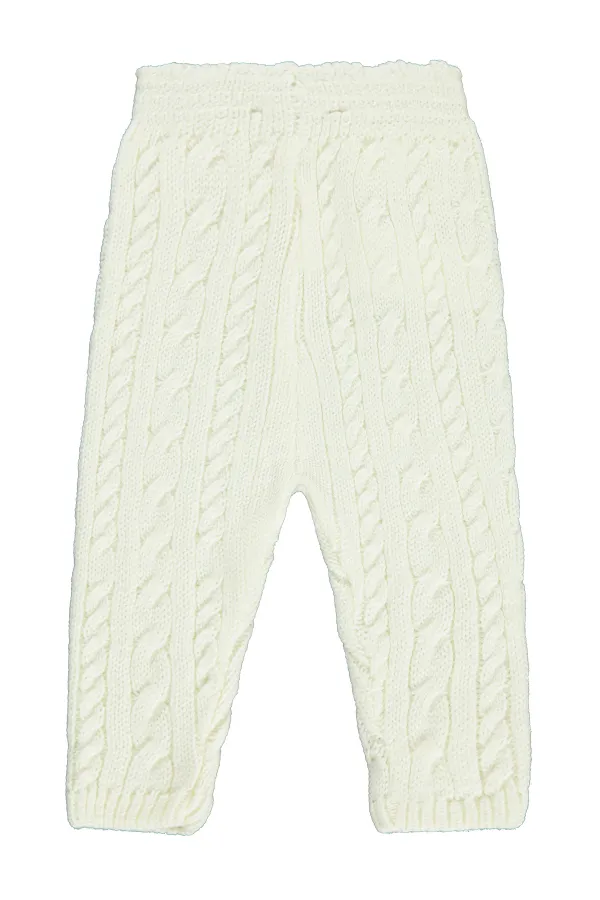 Bebek Eşofman Altı 0-24 Ay Ekru - Paket