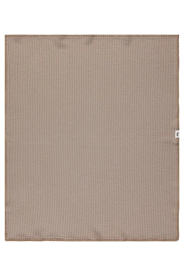 Ensemble couverture et lange pour bébé 0-24 mois beige - Emballage