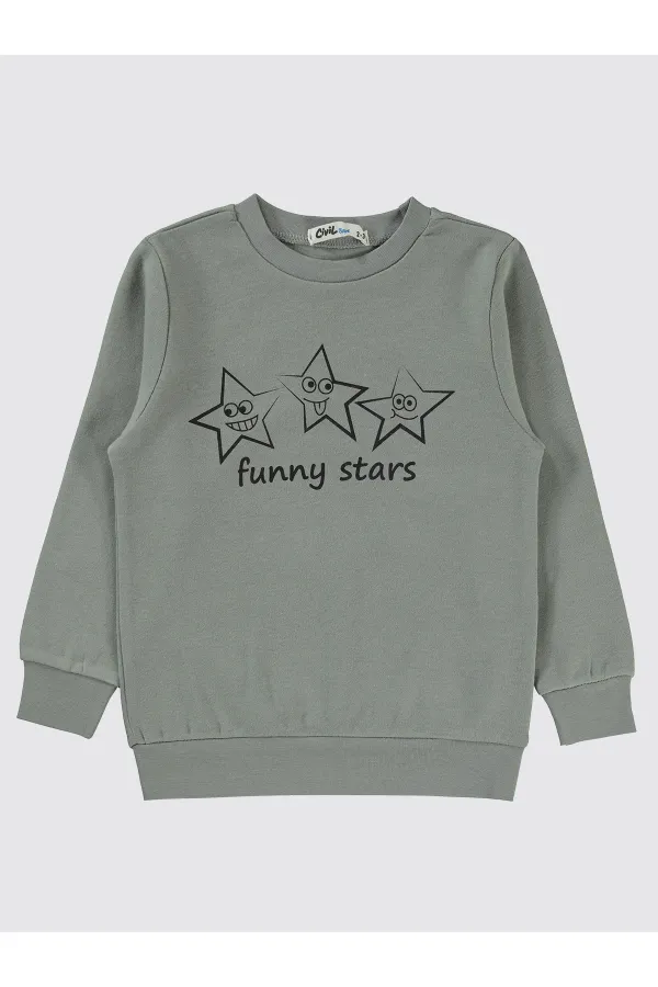 Sweat-shirt garçon gris 2-5 ans - Lot