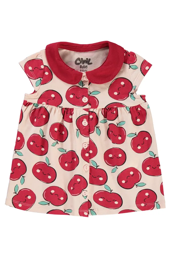 Baby Vest and Dress 0-24 Months Powder - Package