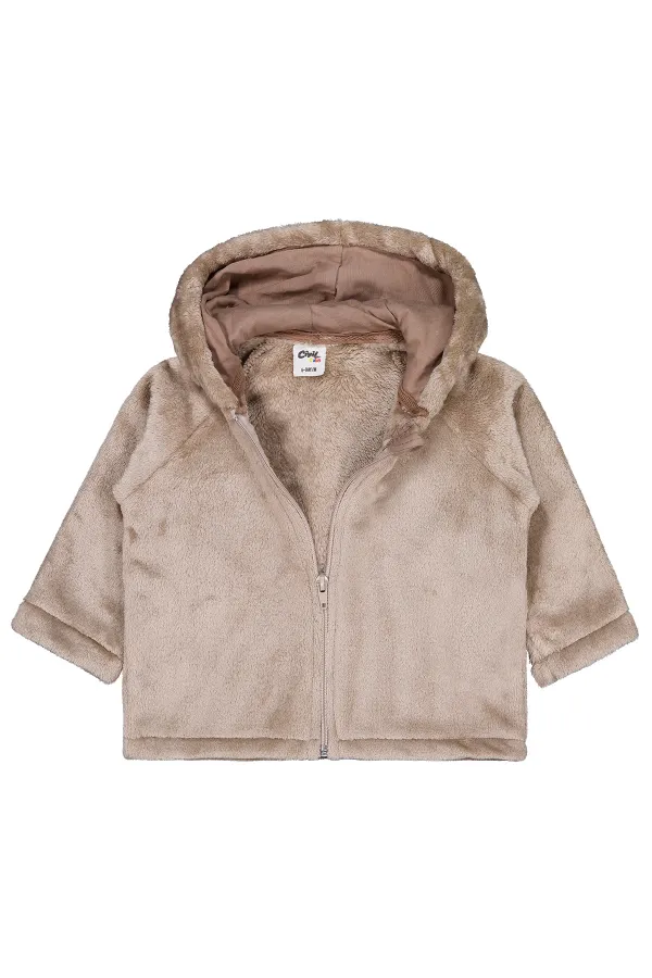 Baby Cardigan 0-24 Months Soft Brown - Pack