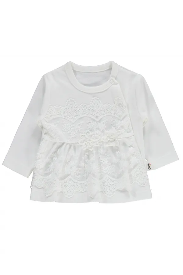 Bebek Pijama Takımı 0-24 Ay Ekru - Paket