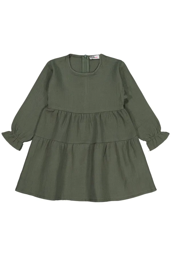 Girl's Vest and Dress 2-5 Years Khaki - Package