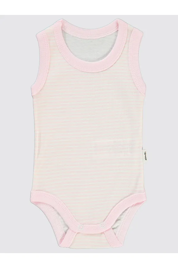 Bebek Çıtçıtlı Badi 0-24 Ay Pembe - Paket