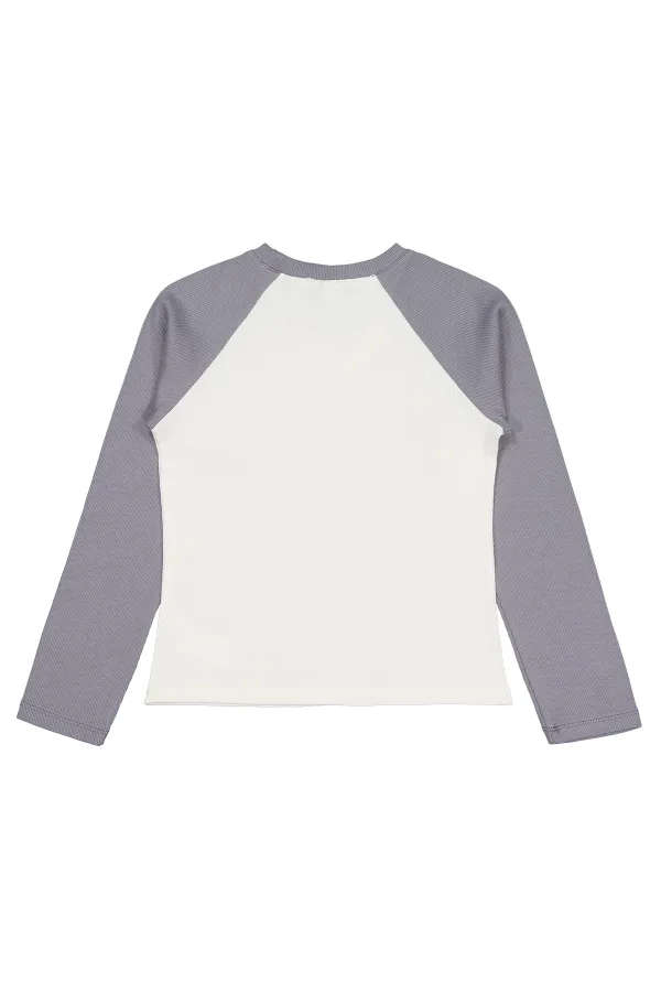 Girl's Sweatshirt 10-13 Years Old Ecru - Package