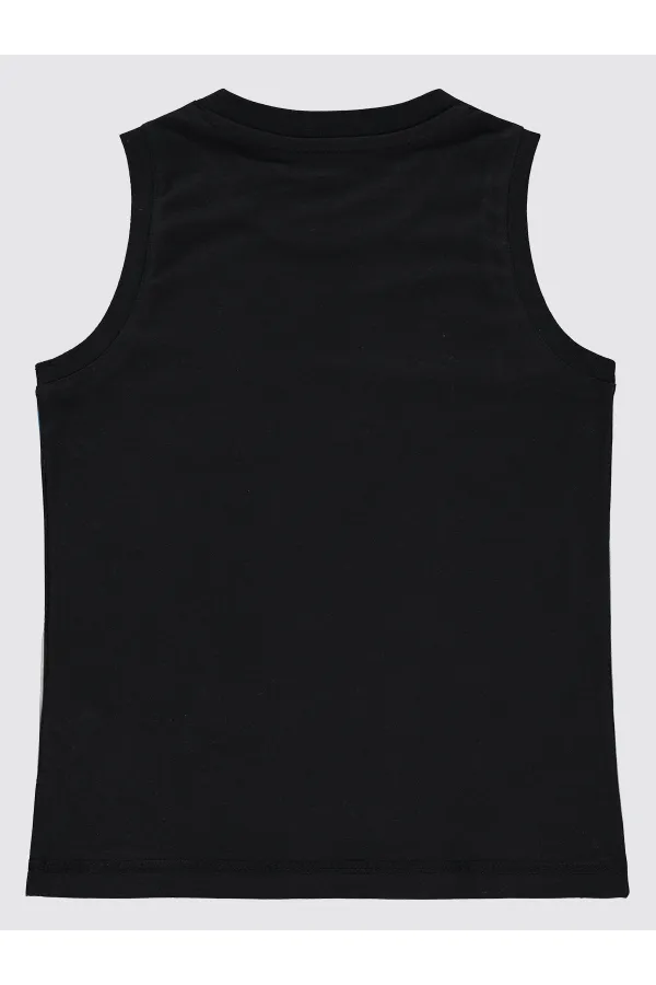 Lot de t-shirts noirs pour garçons de 6 à 9 ans