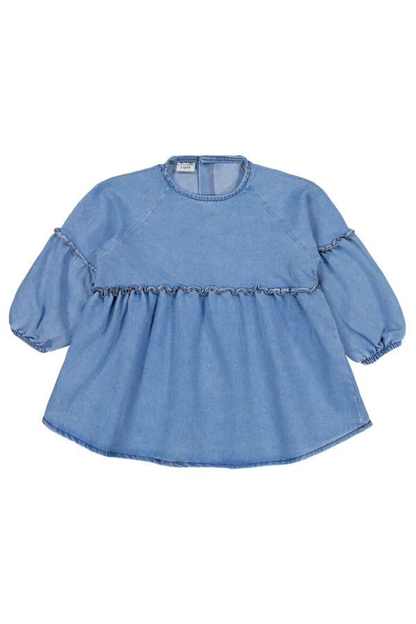 Baby Vest and Dress 0-24 Months Light Blue - Package