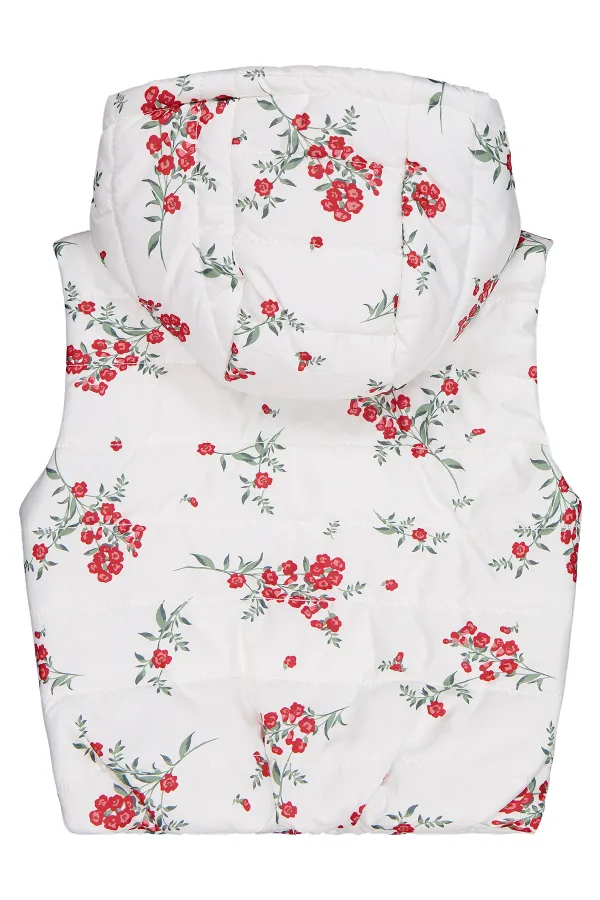 Kız Çocuk Yelek 2-5 Yaş Ekru - Paket