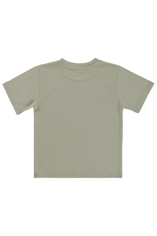 T-shirt garçon Km 2-5 ans Gris doux - Lot