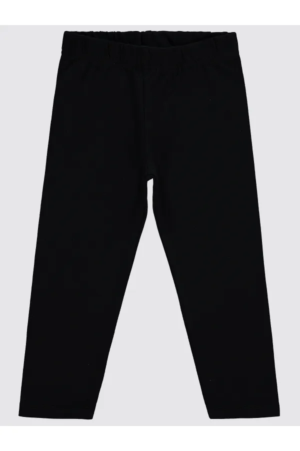 Girls' Tights 2-5 Years Old Black - Pack