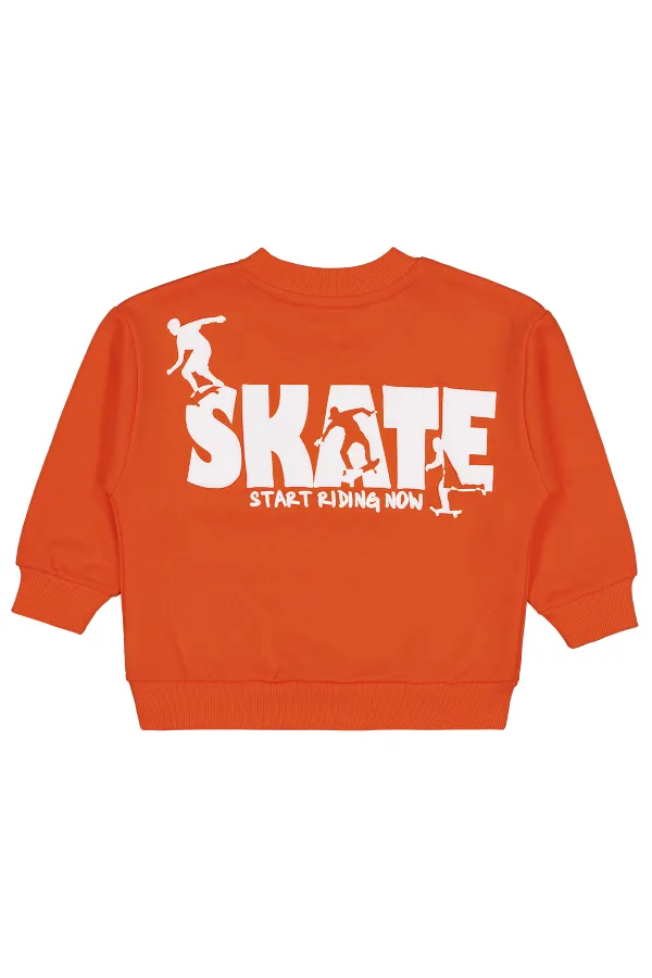 Boys Sweatshirt 2-5 Years Orange - Package Boys Sweatshirt 2-5 Years Orange - Package