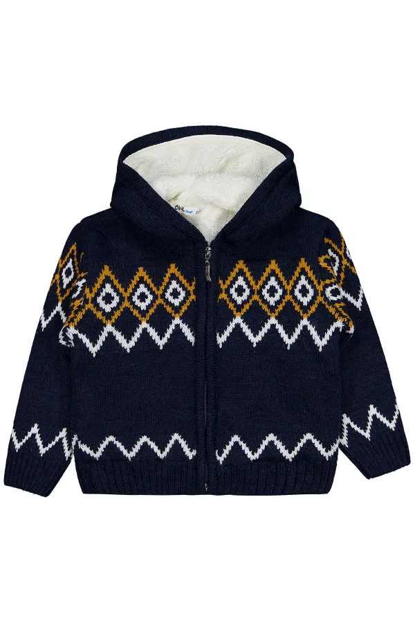 Erkek Çocuk Hırka 2-5 Yaş Lacivert - Paket