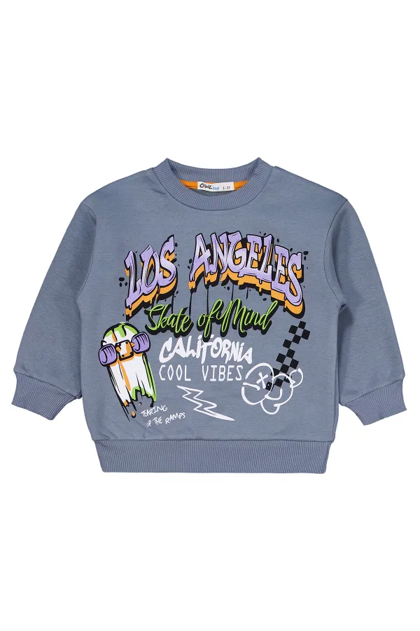 Erkek Çocuk Eşofman Takımı 2-5 Yaş Antrasit - Paket