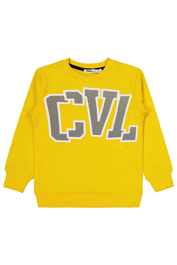 Boys Tracksuit Set 2-5 Years Old Yellow - Package