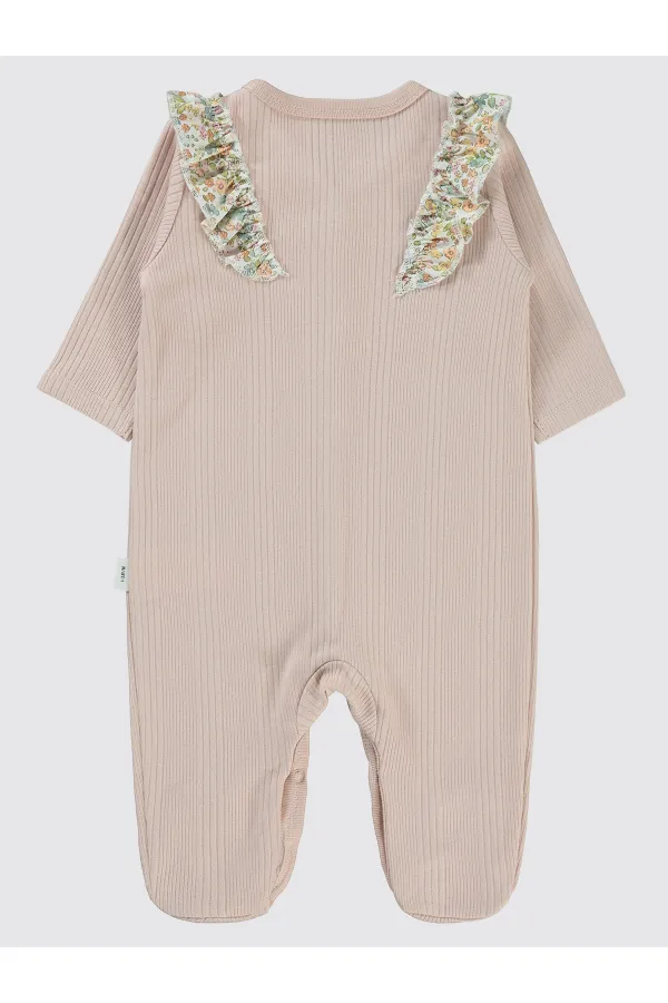 Combinaison bébé 0-24 mois, couleur poudre - Emballage