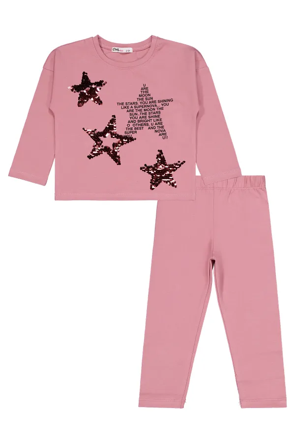 Girl's Set 2-5 Years Old Soft Pink - Package