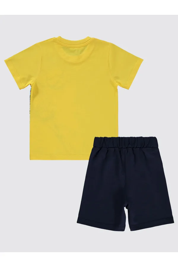 Erkek Çocuk Takım 2-5 Yaş Sarı - Paket
