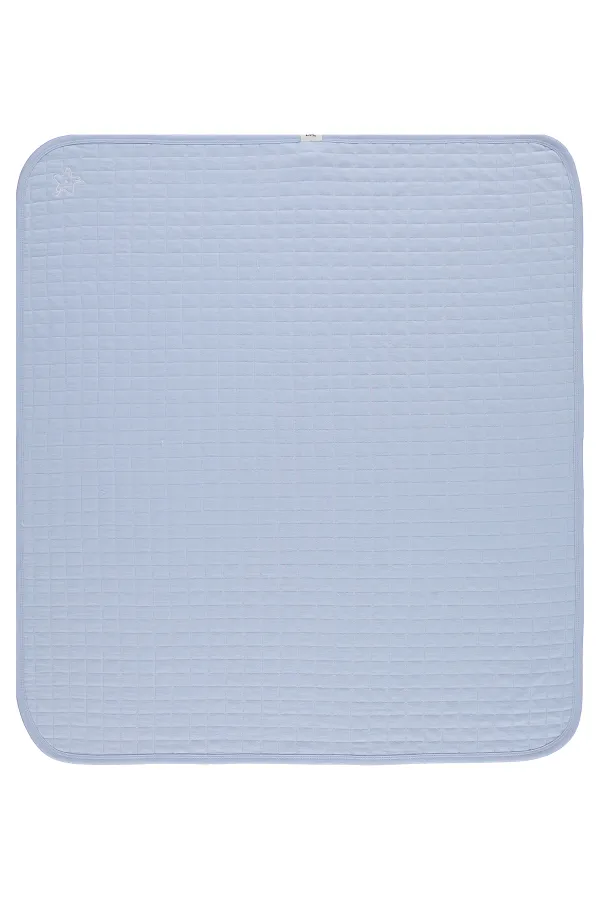 Ensemble couverture et lange pour bébé 0-24 mois bleu - Emballage