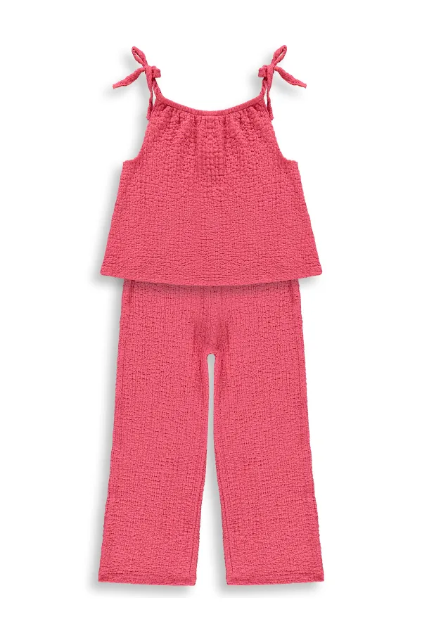 Kız Çocuk Takım 2-5 Yaş Nar - Paket