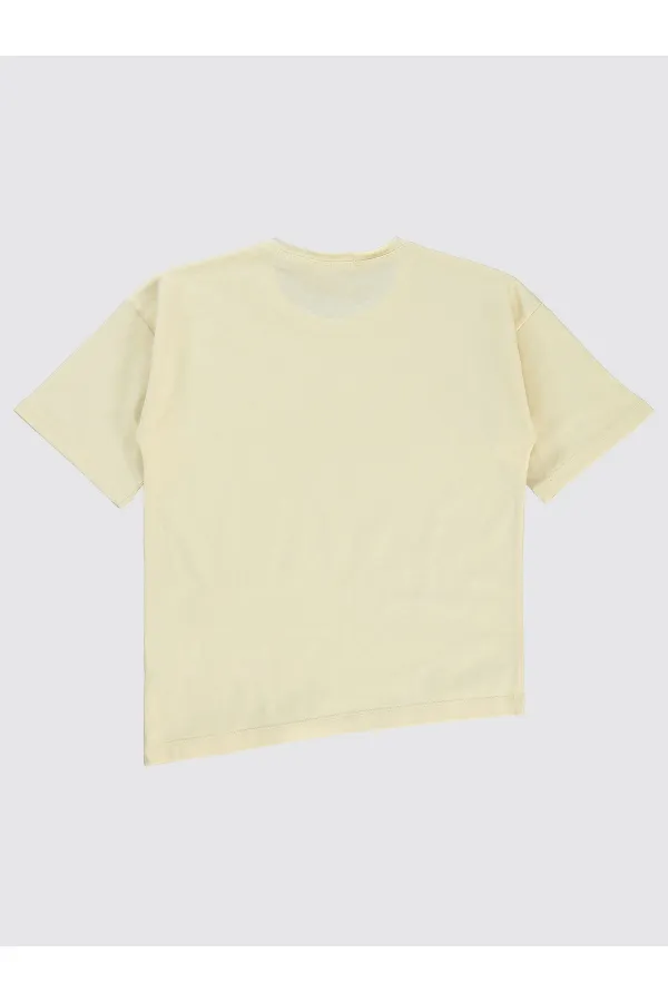 Erkek Çocuk Tişört 6-9 Yaş Bej - Paket