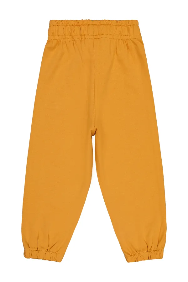 Boys Tracksuit Bottoms 2-5 Years Old Soft Orange - Package