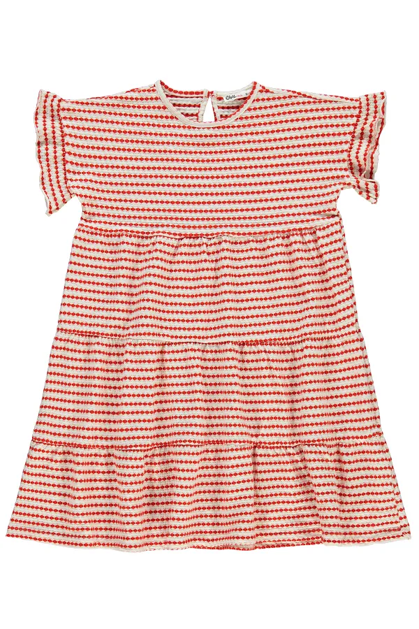 Girl's Vest and Dress 10-13 Years Old Coral - Package
