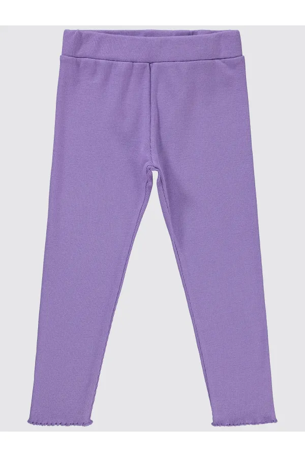 Collants pour filles de 10 à 13 ans, couleur lilas métallisé - Emballage