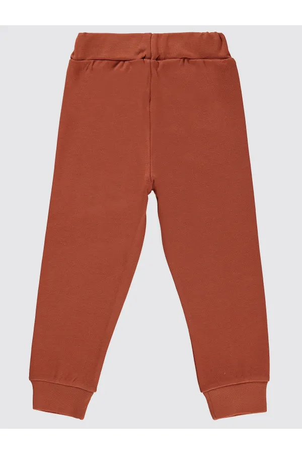 Erkek Çocuk Eşofman Altı 2-5 Yaş Koyu Bakır - Paket