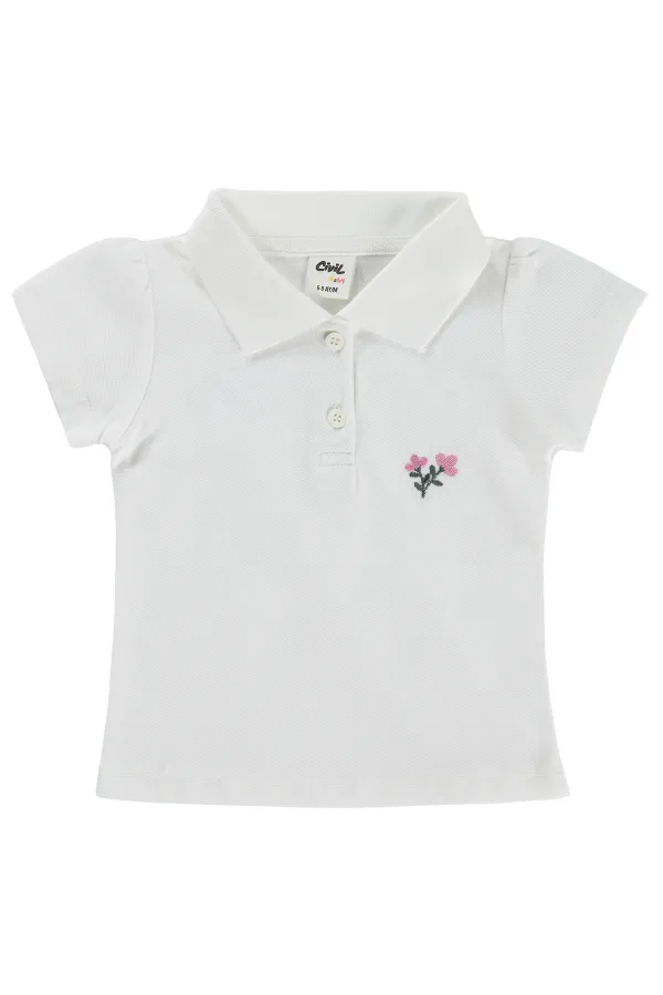 Bebek Tişört 0-24 Ay Ekru - Paket