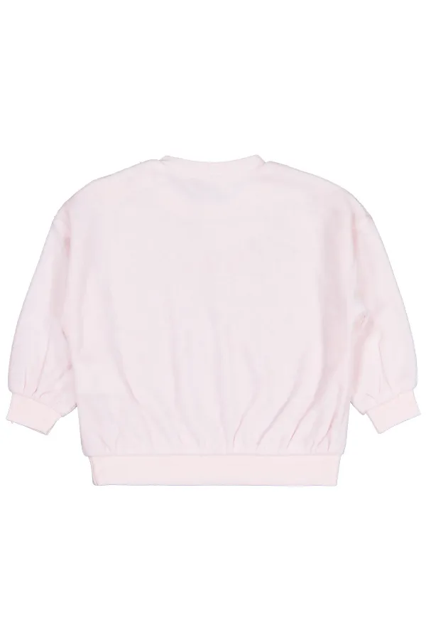 Sweat-shirt bébé 0-24 mois rose clair - Lot