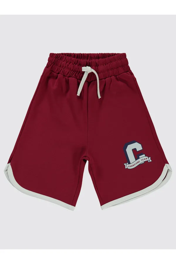 Boy Capri 6-9 Years Claret Red - Package