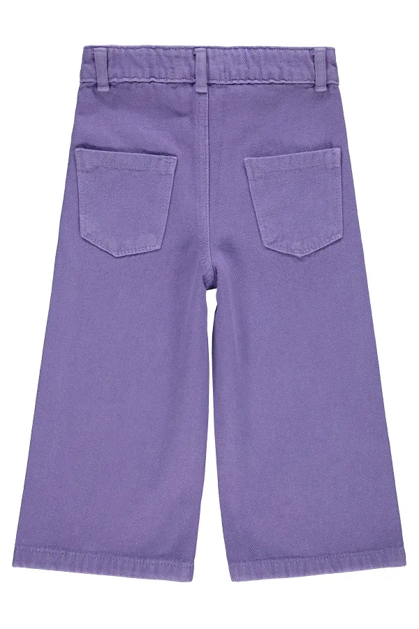 Kız Çocuk Pantolon 2-5 Yaş Mor - Paket