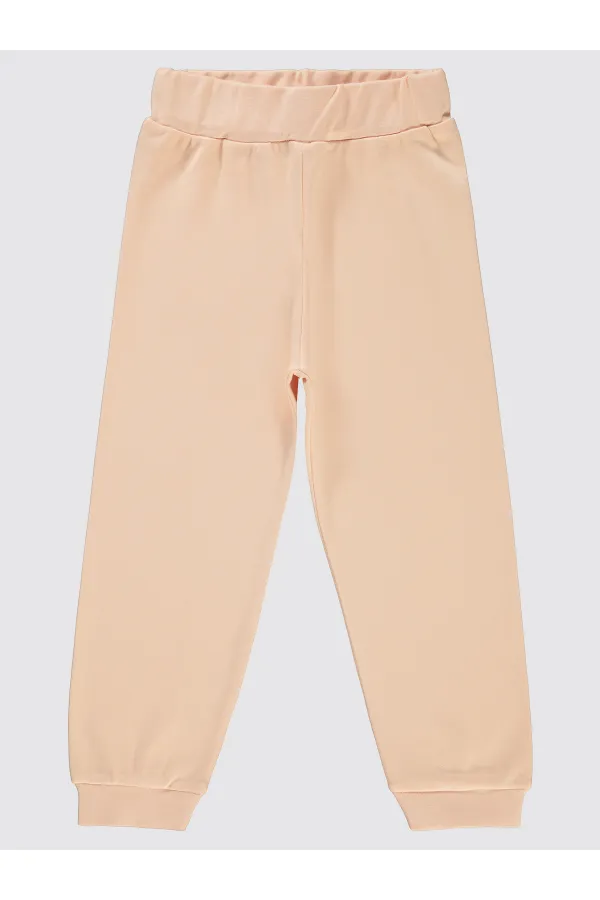 Girls Tracksuit Bottoms 2-5 Years Old Powder - Package