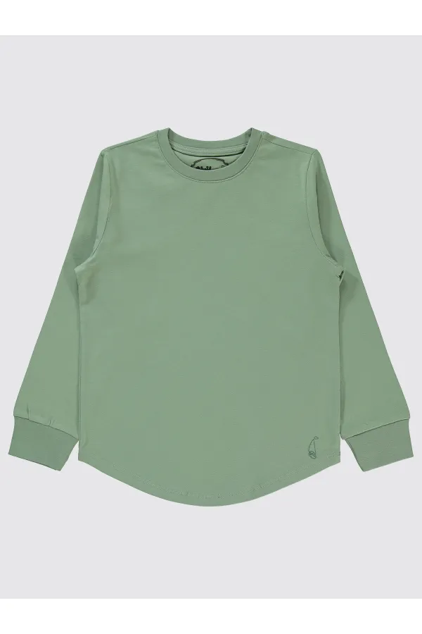 Boys Sweatshirt 6-9 Years Soft Khaki - Package