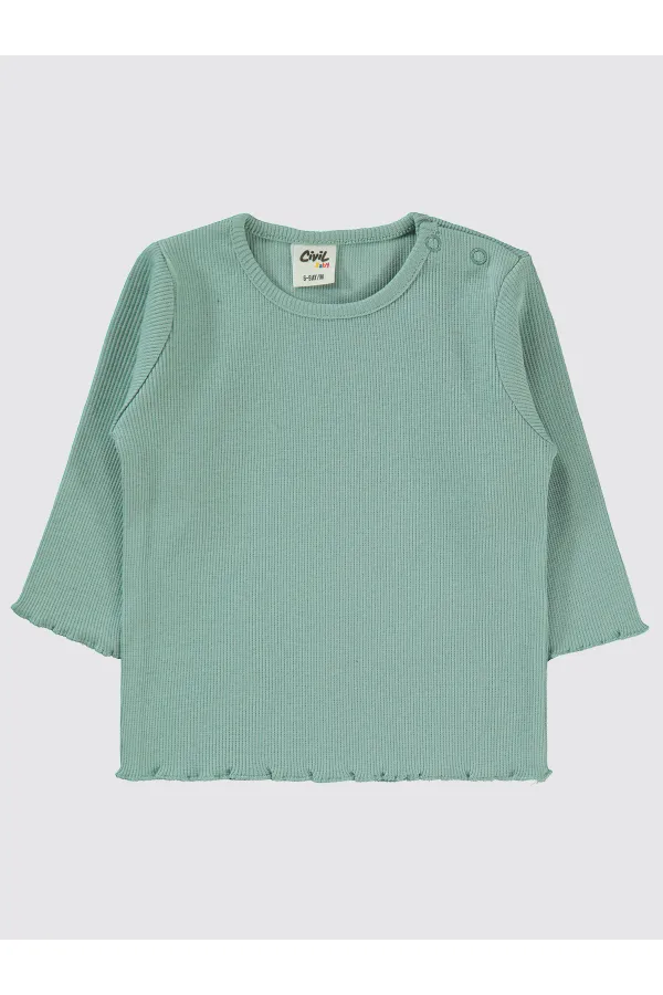 Sweat-shirt bébé vert 0-24 mois - Lot