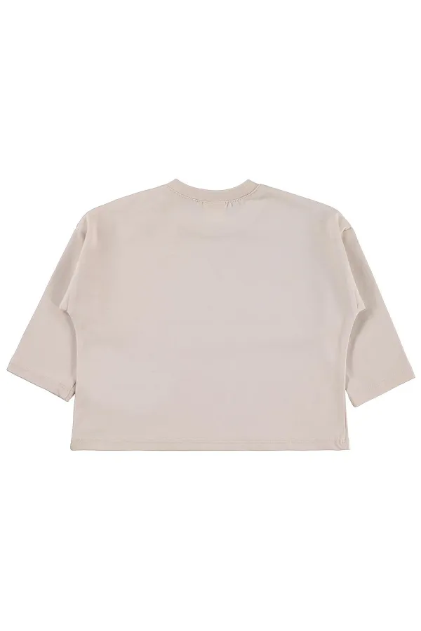 Bebek Sweatshirt 0-24 Ay Taş Rengi - Paket