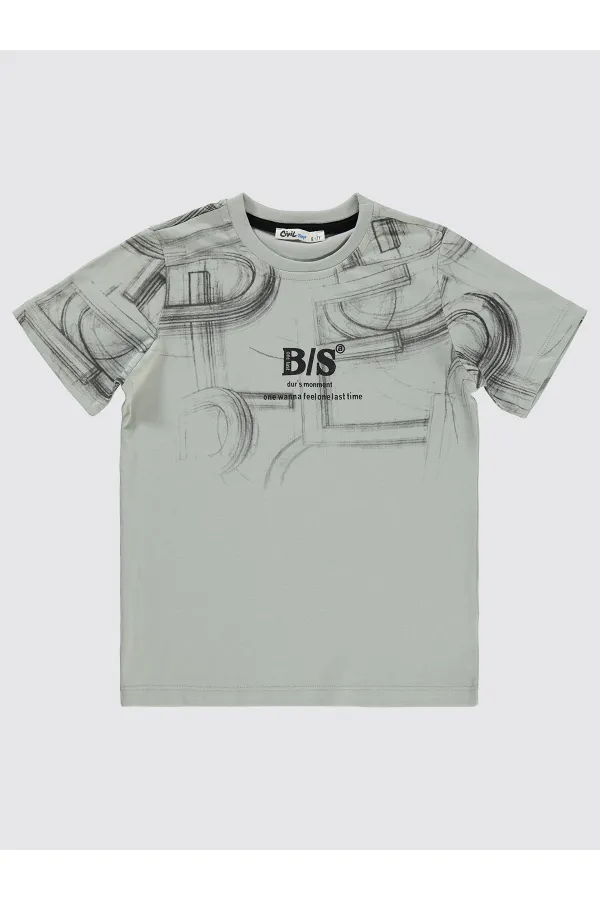 T-shirt garçon 6-9 ans écru - Emballage